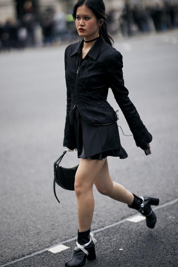 Street fashion - London Fashion Week