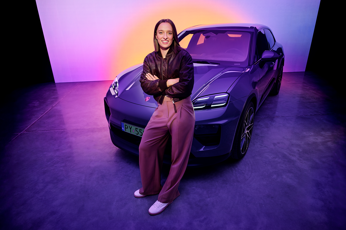 Iga Świątek twarzą Porsche