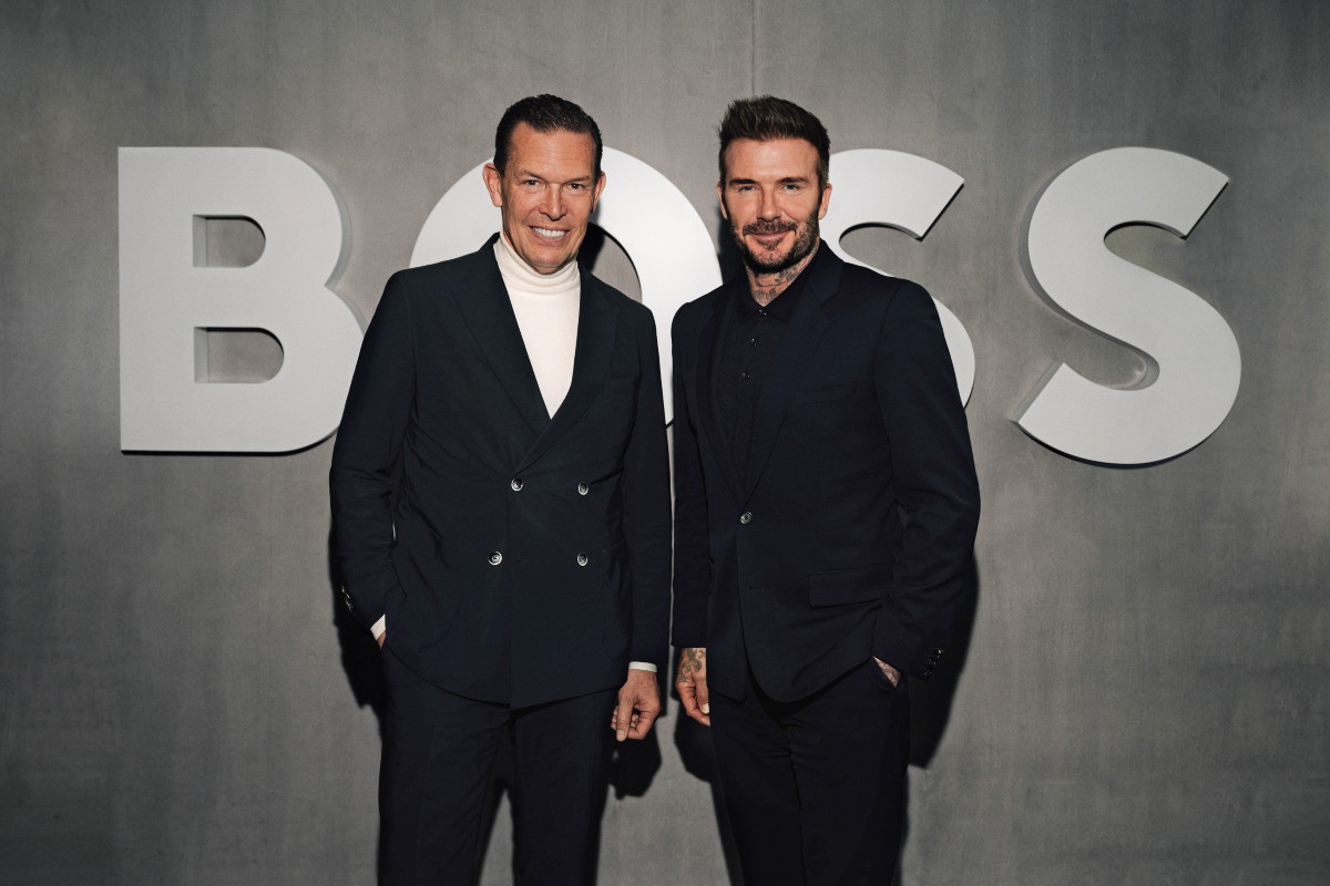 David Beckham i Hugo Boss