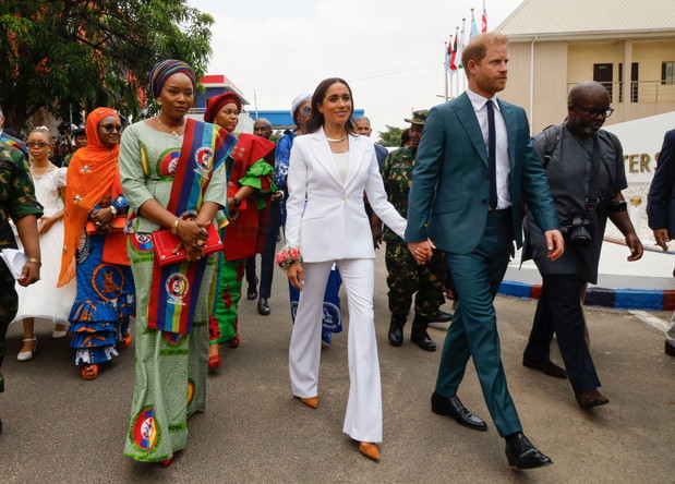 Meghan Markle podczas wizyty w Nigerii