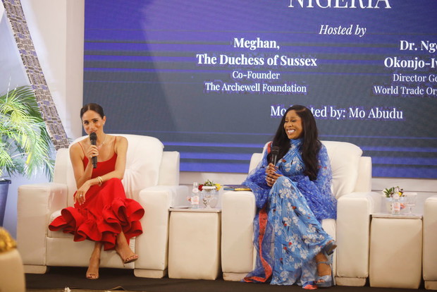 Meghan Markle podczas wizyty w Nigerii