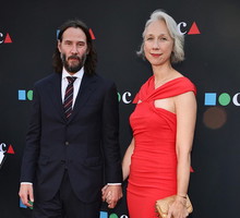 Keanu Reeves i Alexandrą Grant