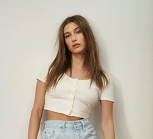 Hailey Bieber for Levi's