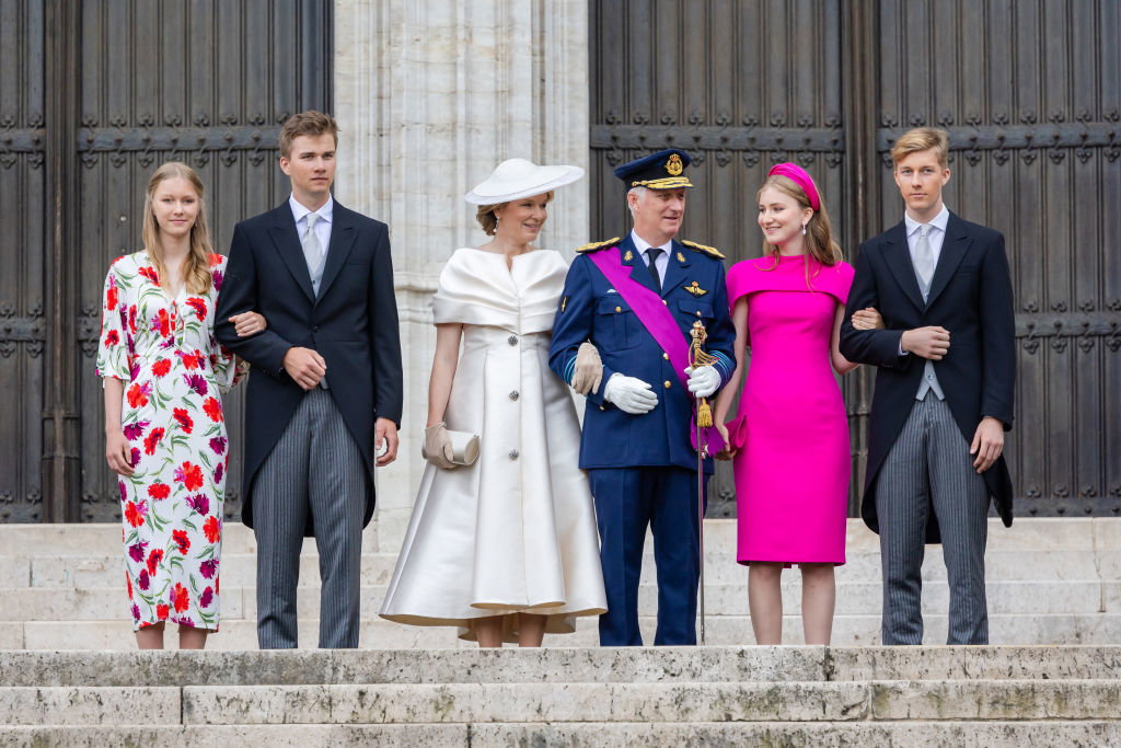 Książę Gabriel i belgijska rodzina królewska