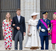 Książę Gabriel i belgijska rodzina królewska