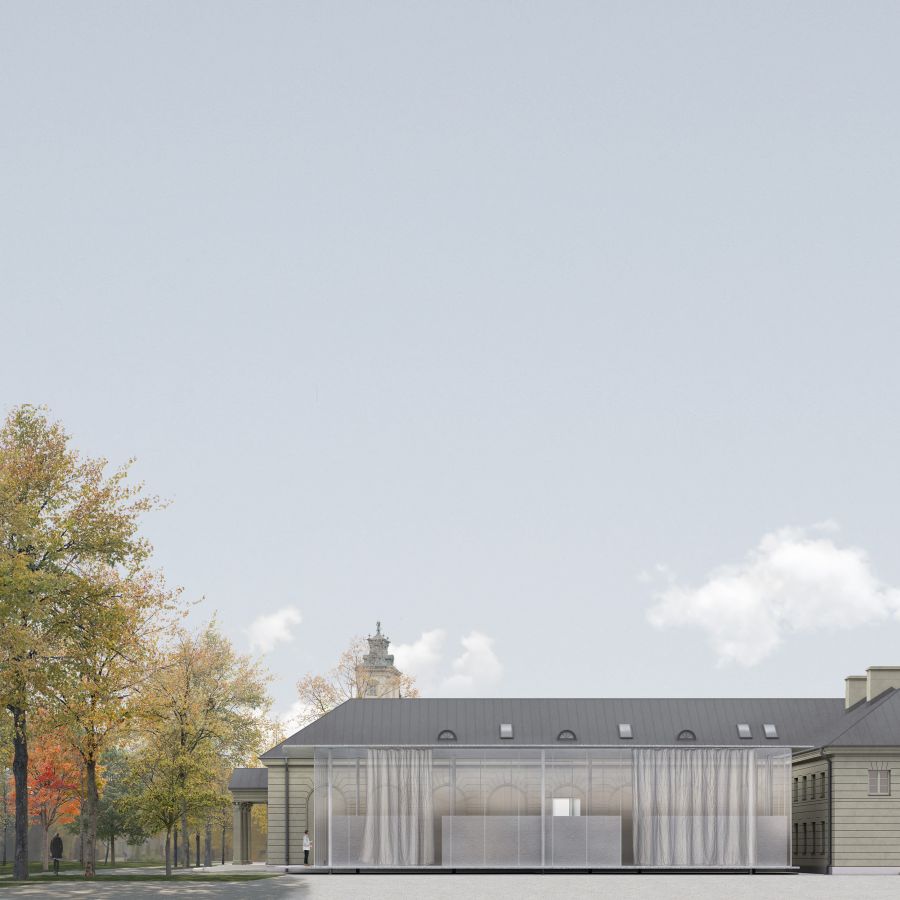 Projekt Łazienki 2022, Grand Prix, nag. proj. uniw. D. Pierzchlewicz, K. Zajusz, T. Bachórz