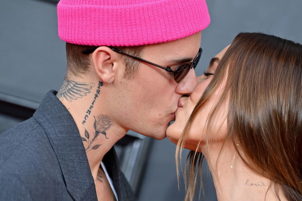 Justin Bieber i Hailey Bieber, 2022 rok.