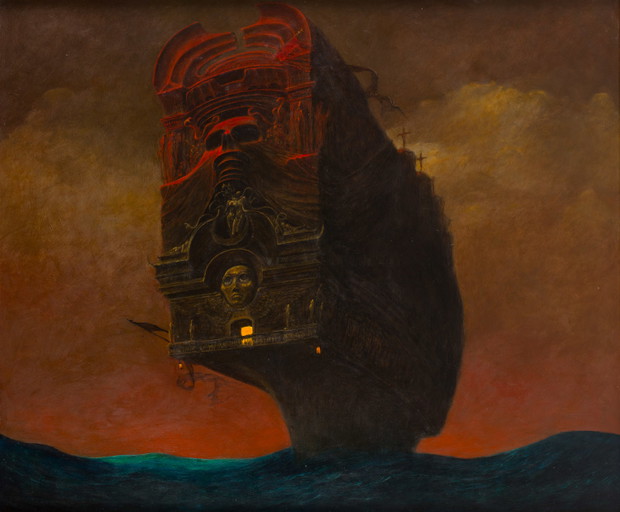 DESA Unicum, Zdzisław Beksiński, Bez tytułu (Oczekiwanie), materiały prasowe