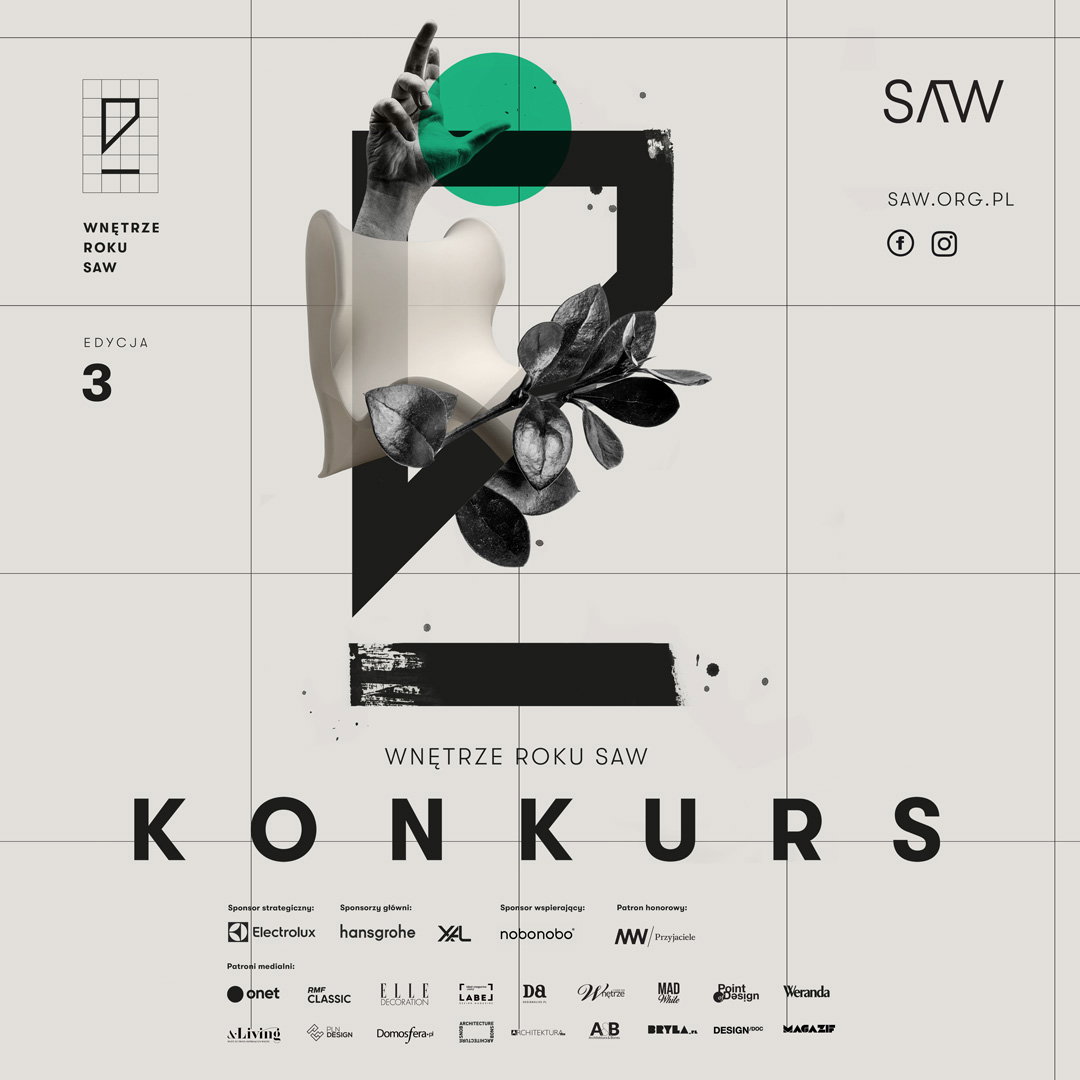 Konkurs Wnętrze Roku SAW, materiały prasowe