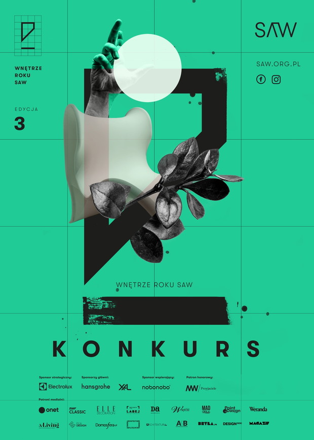 Konkurs Wnętrze Roku SAW, materiały prasowe