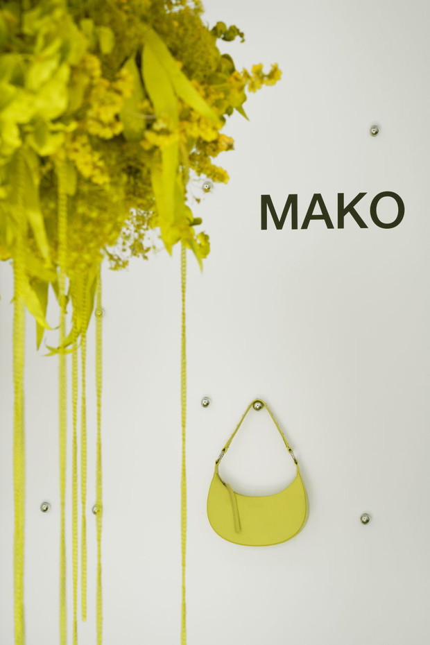 Limonkowe wnętrze letniego pop-upu MAKO
