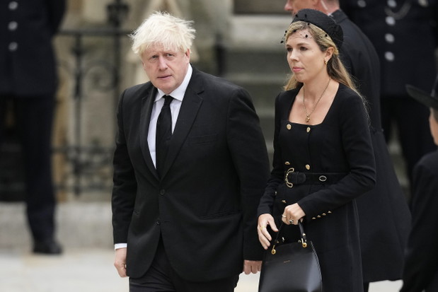 Były premier Wielkiej Brytanii Boris Johnson i Carrie Johnson