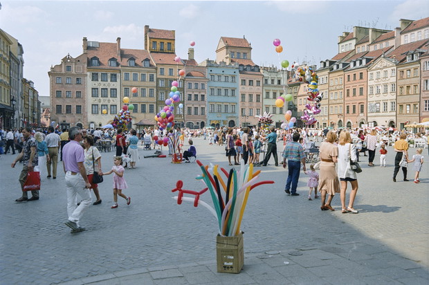 Sylwester Braun, ps. Kris, Rynek Starego Miasta, 1993, Muzeum Warszawy