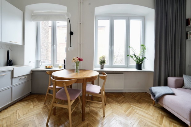 Mieszkanie na Kolonii Wawelberga, projekt pracownia architektoniczna Modullar