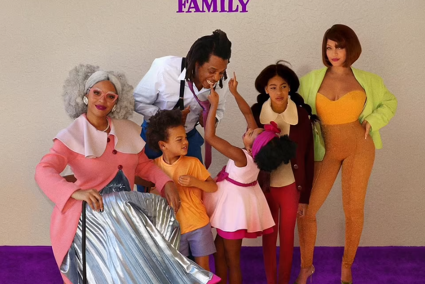 Beyonce i Jay Z jako Proud Family