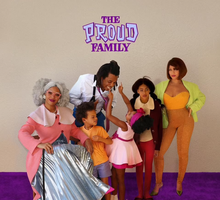 Beyonce i Jay Z jako Proud Family