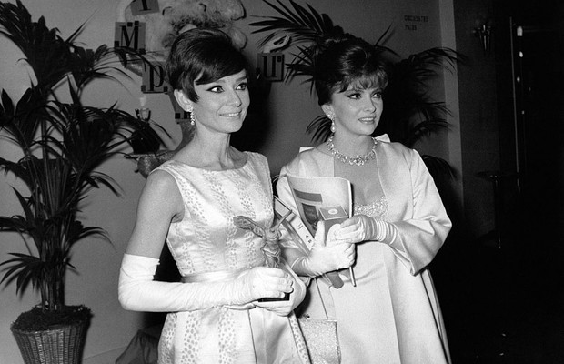 Gina Lollobrigida i Audrey Hepburn