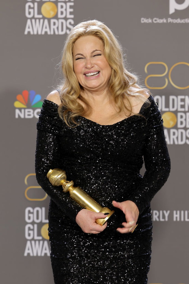 Jennifer Coolidge na gali Złote Globy 2023
