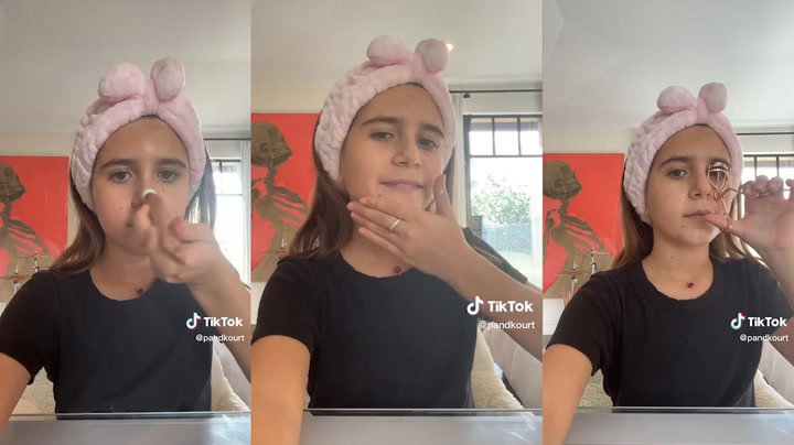 Córka Kourtney Kardashian na Tik-Toku
