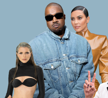 Kim, Kanye, Pete , Julia Fox