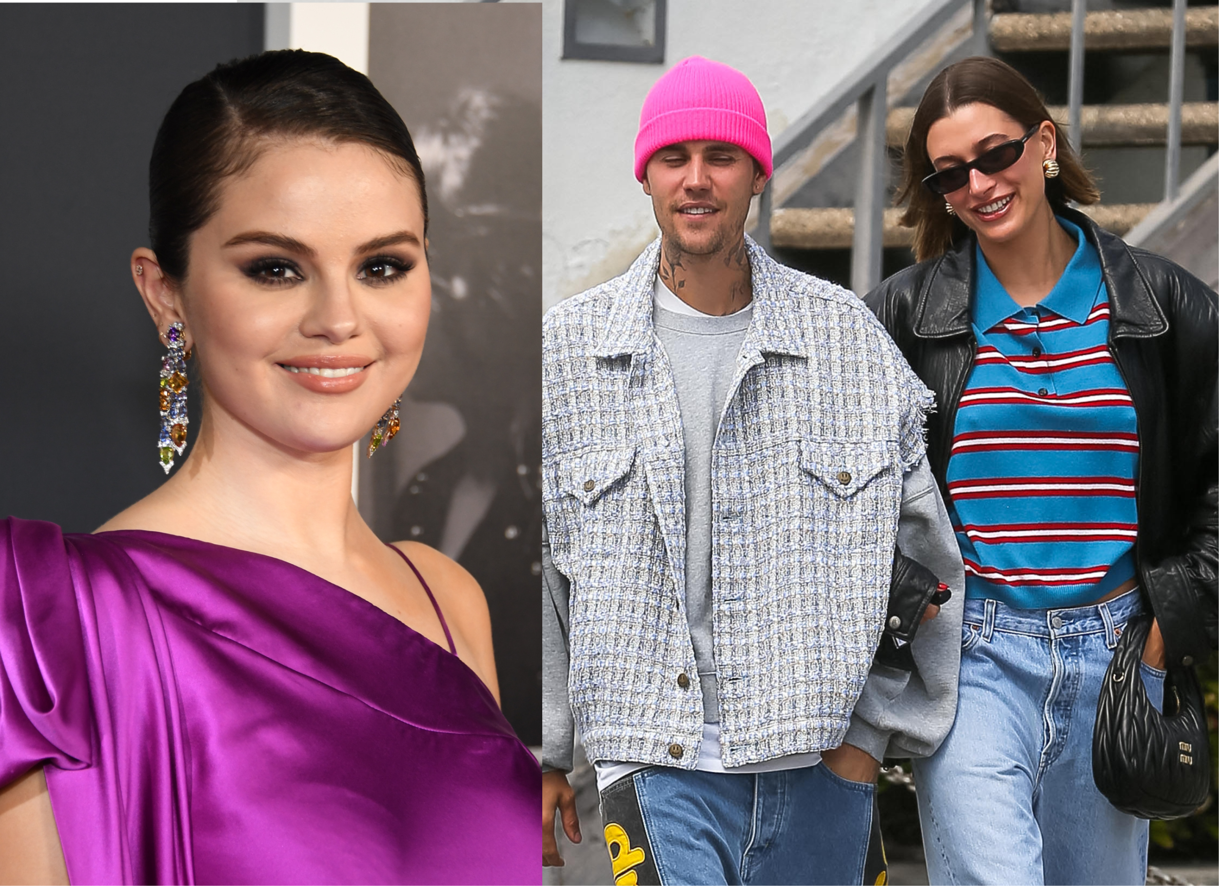 Justin, Hailey, Selena