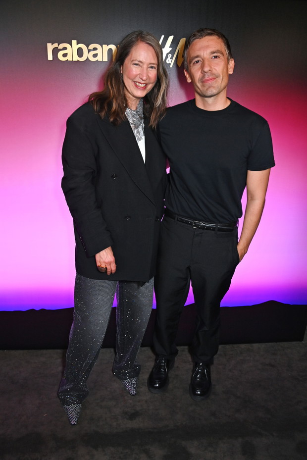 Rabanne x H&M: Ann-Sofie Johansson i Julien Dossena