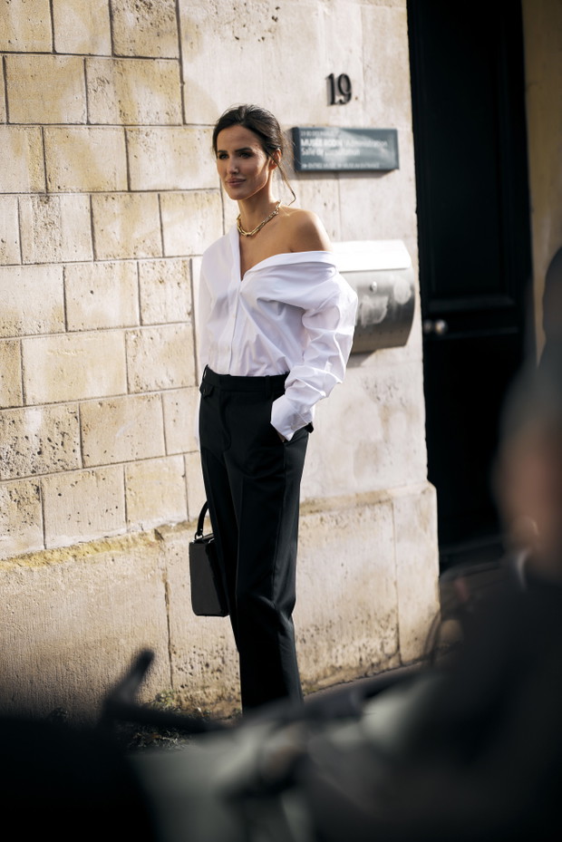 Street fashion z pokazów haute couture wiosna-lato 2024