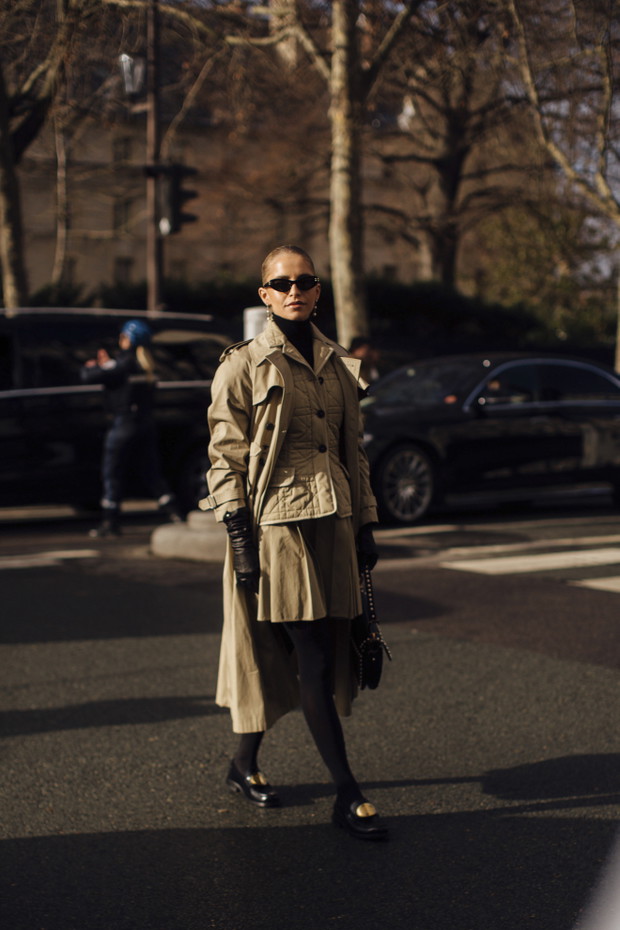 Street fashion z pokazów haute couture wiosna-lato 2024
