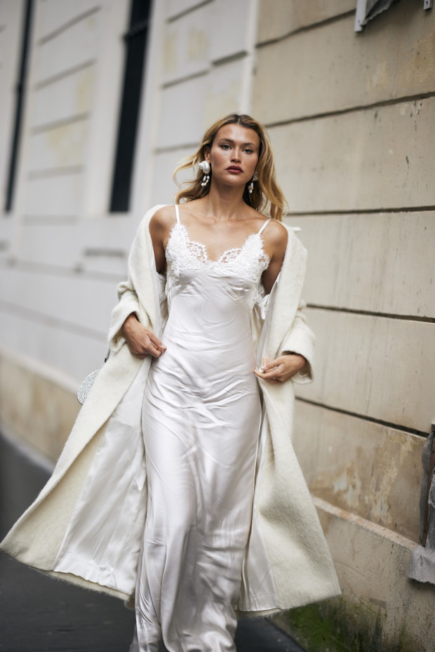 Street fashion z pokazów haute couture wiosna-lato 2024