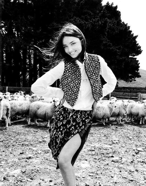 Miranda Kerr na zdjęciach Orlando Blooma w Nowej Zelandii
