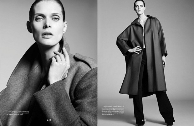 Małgosia Bela w męskiej sesji w Gentlewoman jesień 2012