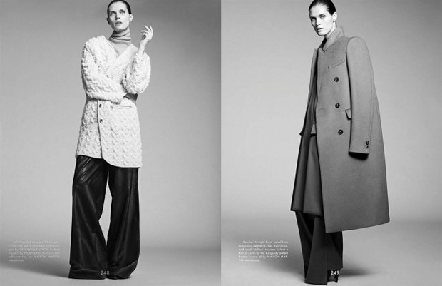 Małgosia Bela w męskiej sesji w Gentlewoman jesień 2012