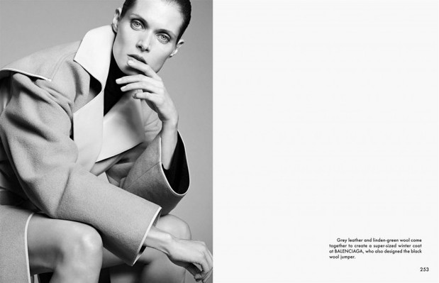 Małgosia Bela w męskiej sesji w Gentlewoman jesień 2012