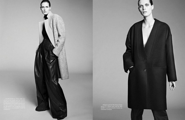 Małgosia Bela w męskiej sesji w Gentlewoman jesień 2012
