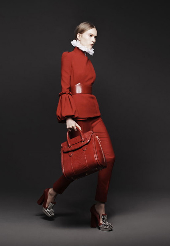 Alexander McQueen jesień-zima 2013 LOOKBOOK