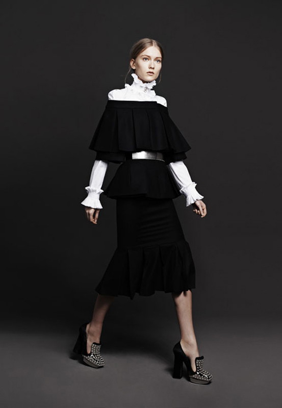 Alexander McQueen jesień-zima 2013 LOOKBOOK