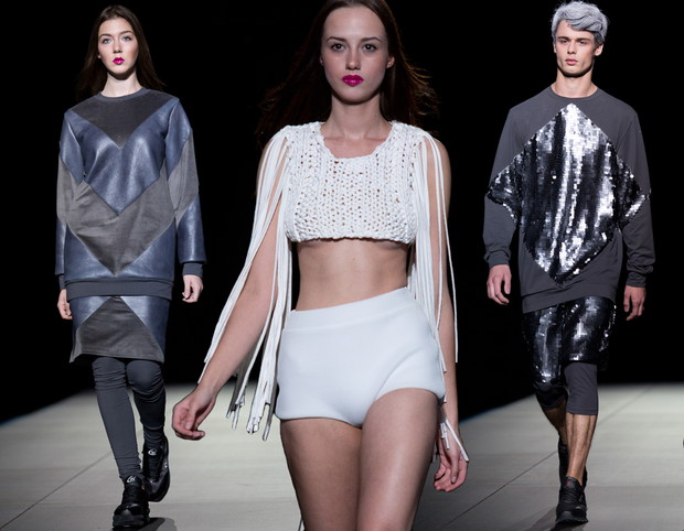 Najlepsze pokazy Fashion Week Poland 9.: Kas Kryst wiosna-lato 2014, fot. Seweryn Cieślik / Magnifique Studio, kolaż ELLE