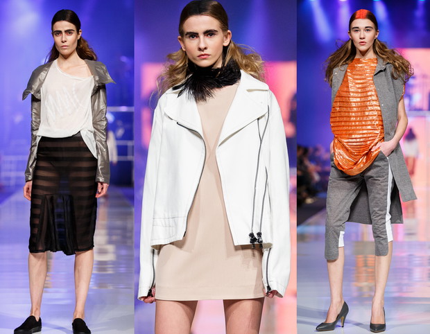 Najlepsze pokazy Fashion Week Poland 9.: MMC Studio wiosna-lato 2014, fot. Seweryn Cieślik / Magnifique Studio, kolaż ELLE