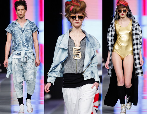 Najlepsze pokazy Fashion Week Poland 9.: Nenukko wiosna-lato 2014, fot. Seweryn Cieślik / Magnifique Studio, kolaż ELLE
