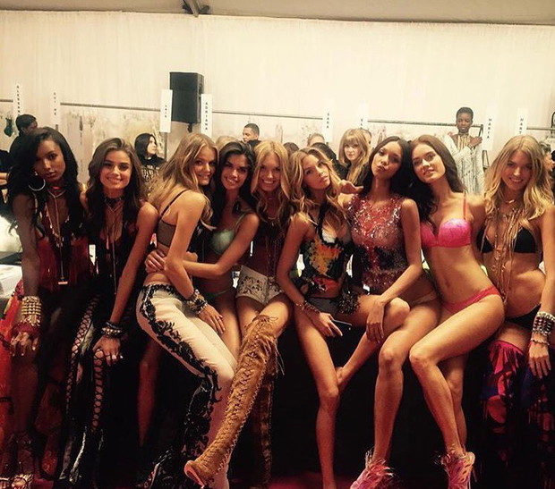 Victoria's Secret 2015 - kulisy na Instagramie