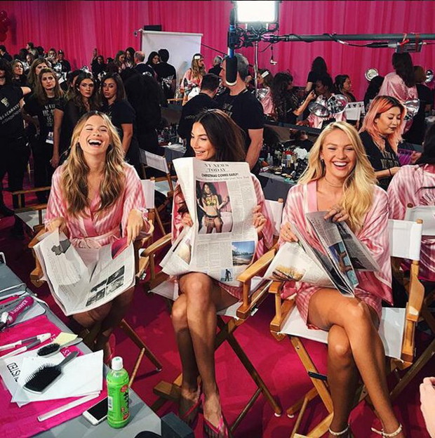 Victoria's Secret 2015 - kulisy na Instagramie