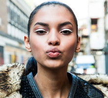 Street fashion: modelki off duty na London Fashion Week j-z 2016/2017