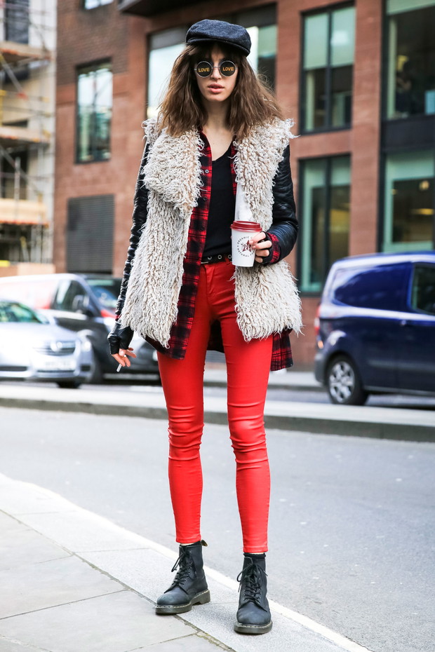 Street fashion: modelki off duty na London Fashion Week j-z 2016/2017