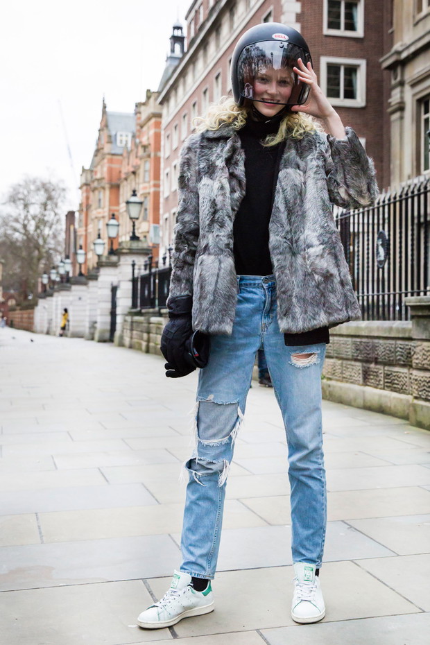 Street fashion: modelki off duty na London Fashion Week j-z 2016/2017