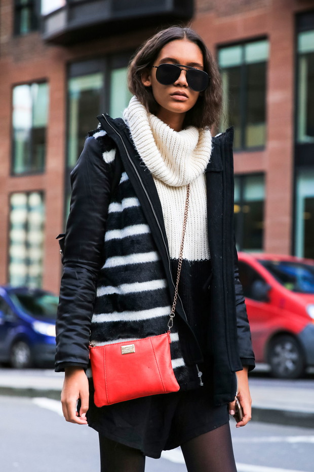 Street fashion: modelki off duty na London Fashion Week j-z 2016/2017