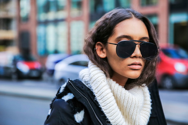 Street fashion: modelki off duty na London Fashion Week j-z 2016/2017