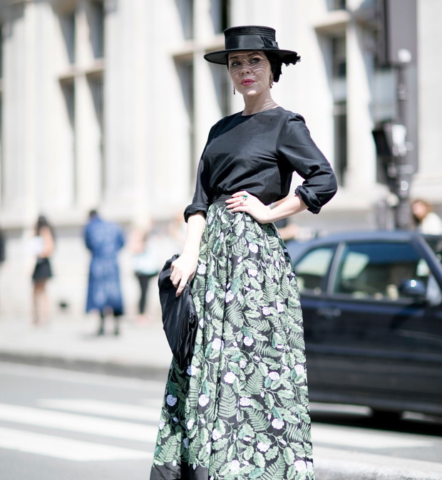 Street fashion: haute couture jesień-zima 2016/2017, fot. Imaxtree