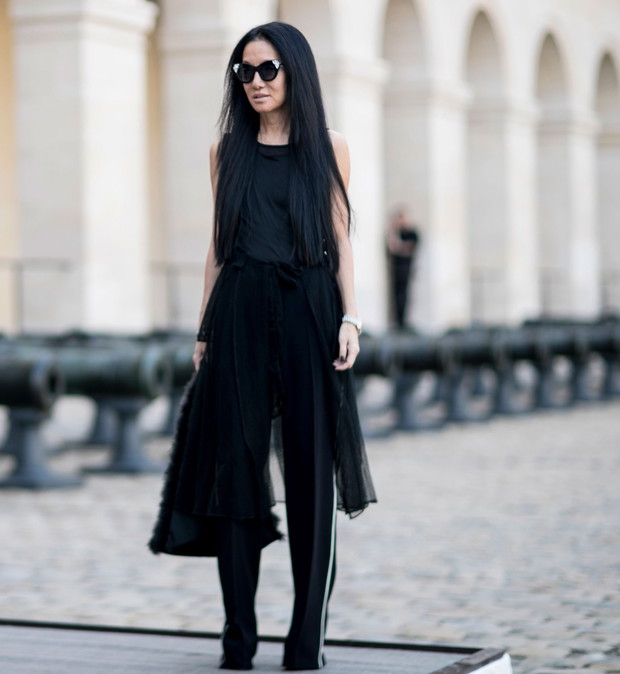 Street fashion: haute couture jesień-zima 2016/2017, fot. Imaxtree