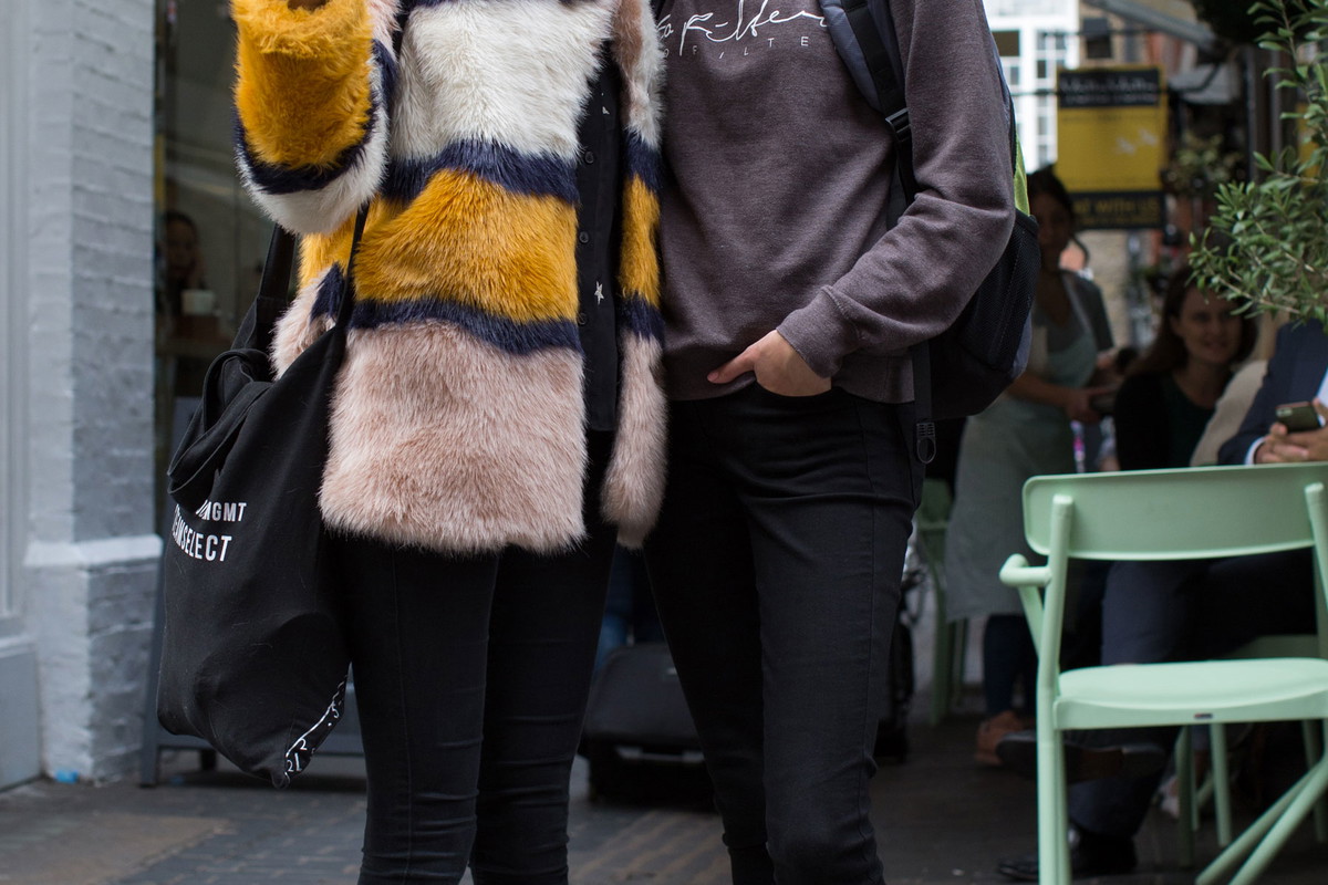 Street fashion: modelki off duty na London Fashion Week SS17