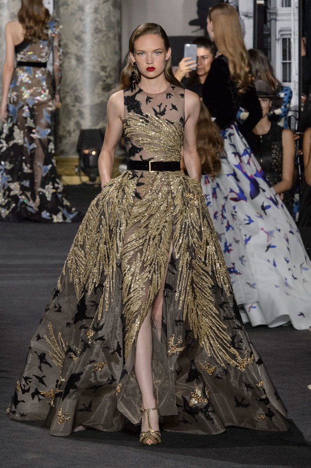 Elie Saab haute couture jesień-zima 2016/2017, fot. Imaxtree